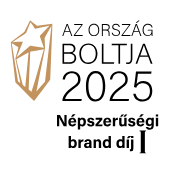 Az Ország Boltja Gála 2025 nyertes badge – Népszerűségi Brand Díj I.